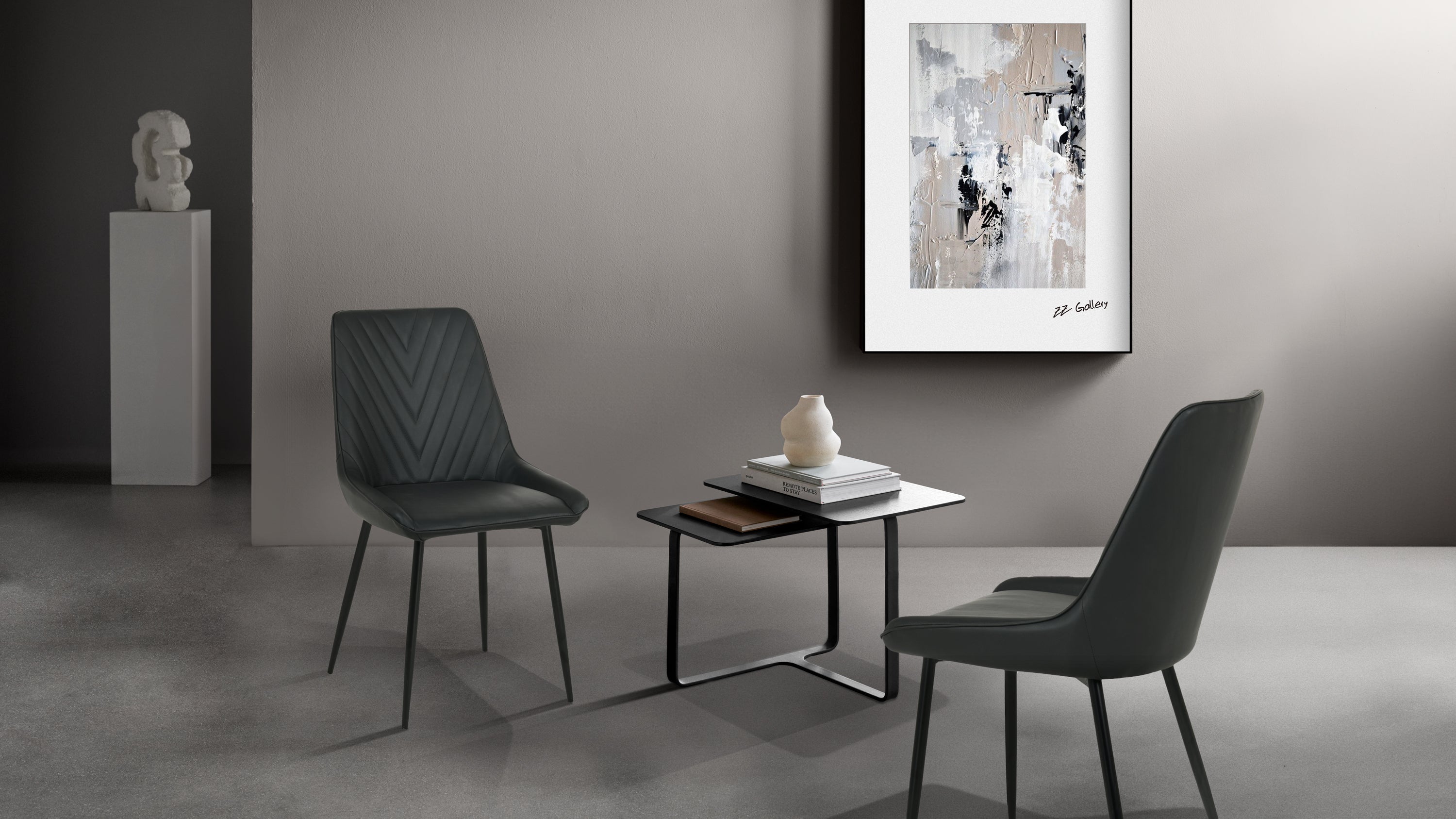 What are the characteristics that make faux leather chairs so popular?