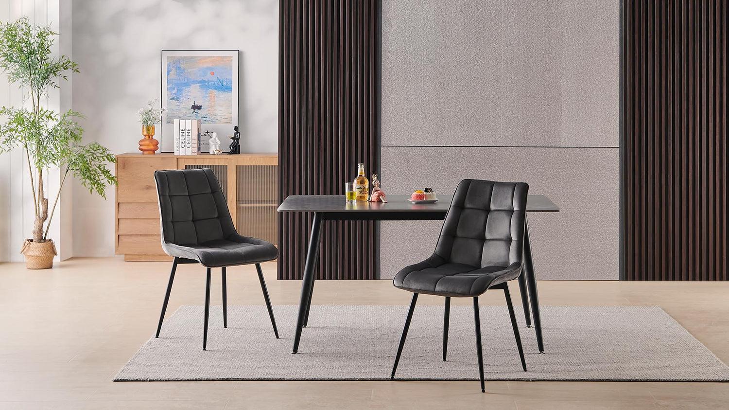 Is velvet a good fabric for dining room chairs?