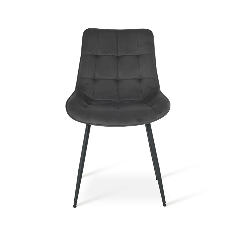 ofcasa, Orozco dining chairs, dark grey dining chairs, dark grey velvet, velvet dining chairs, chairs for sale, comfy chair, cheap dining chairs, dark grey office chair, velvet chairs, dark grey chair, ofcasafurniture, ofcasachairs, ofcasa discount, ofcasa dining chairs, ofcasa uk