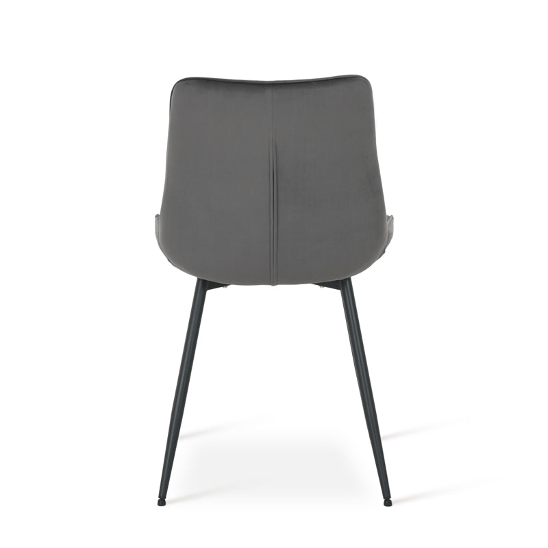 ofcasa, Orozco dining chairs, dark grey dining chairs, dark grey velvet, velvet dining chairs, chairs for sale, comfy chair, cheap dining chairs, dark grey office chair, velvet chairs, dark grey chair, ofcasafurniture, ofcasachairs, ofcasa discount, ofcasa dining chairs, ofcasa uk