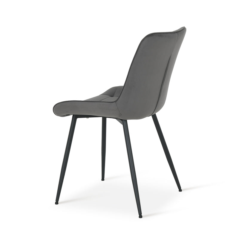 ofcasa, Orozco dining chairs, dark grey dining chairs, dark grey velvet, velvet dining chairs, chairs for sale, comfy chair, cheap dining chairs, dark grey office chair, velvet chairs, dark grey chair, ofcasafurniture, ofcasachairs, ofcasa discount, ofcasa dining chairs, ofcasa uk