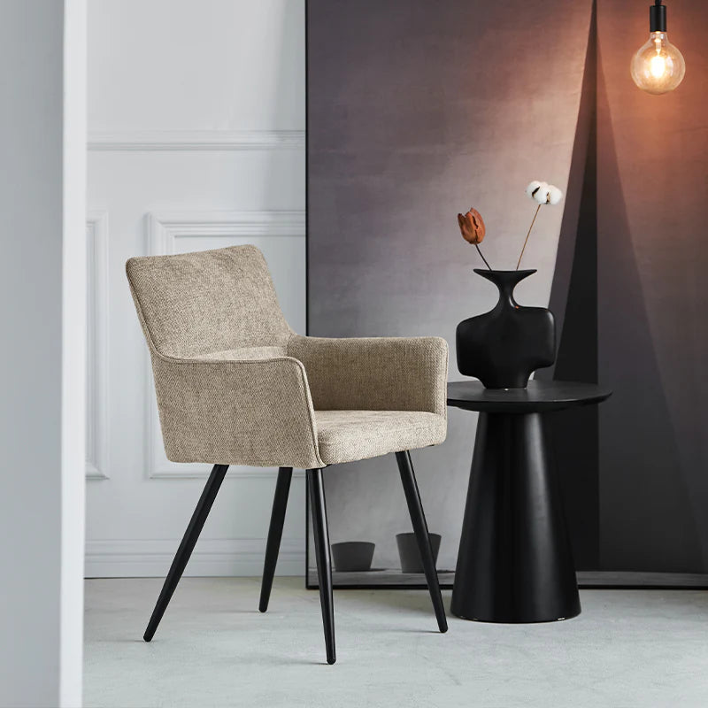 Modern budget dining chairs in family home setting