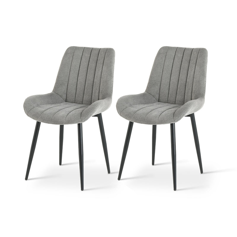 Cheap modern dining chair grey background | Budget linen seating
dining chair isolated on grey | Affordable dining chairs UK
linen dining chair front angle | Value dining chairs under £109.99
Space saving dining chair product shot | Cheap dining chairs set of 2 option