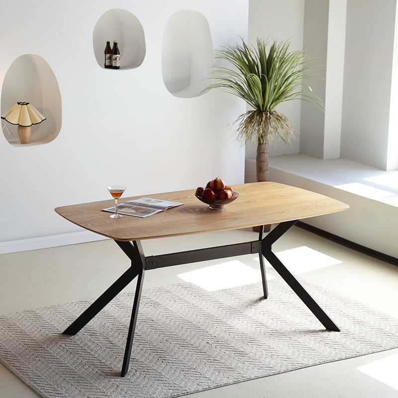 Modern budget dining table in family home setting