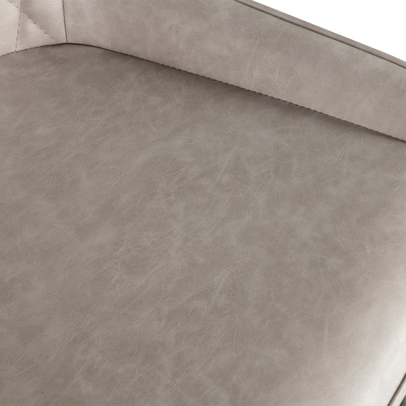 Side view of budget dining chair showing balck legs | Affordable seating
Close up of velvet texture on cheap dining chairs UK
Backrest detail of budget pu dining chair | Value dining chairs
Angle view of space saving dining chair stacked | Cheap chairs for small spaces