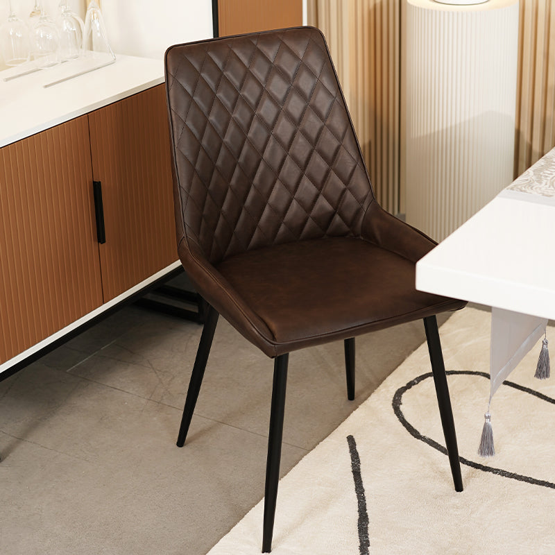 Affordable dining chairs in real UK home dining room | Budget decor
Cheap dining chairs styled with wooden table in small flat
Space saving dining chairs tucked under kitchen island | Value furniture
Modern budget dining chairs in family home setting