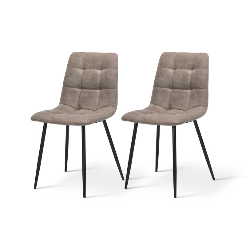 ofcasa, Aoife dining chairs, brown dining chairs, faux leather dining chairs, chairs for sale, comfy chair, cheap dining chairs, brown office chair, faux leather dining chair, ofcasafurniture, ofcasachairs, ofcasa discount, ofcasa dining chairs, ofcasa uk. Space saving dining chair product shot | Cheap dining chairs set of 2 option