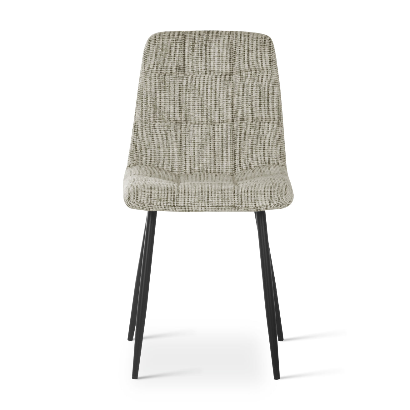 Discover OFCASA Aoife Mixed Colour Linen Dining Chairs (set of 3): durable fabric, square-grid stitching, sturdy metal legs and easy assembly—ideal for modern UK homes.