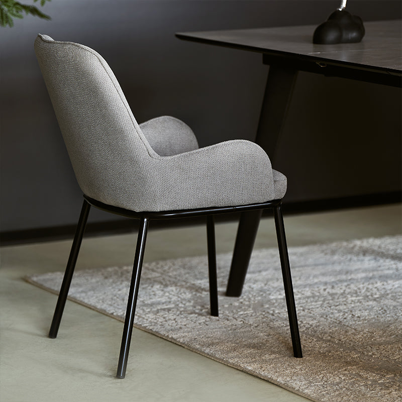 Discover OFCASA Felisa Linen Dining Chairs (set of 2): breathable linen fabric, ergonomic support, sturdy metal legs, non-scratch pads and easy assembly—ideal for modern UK dining.