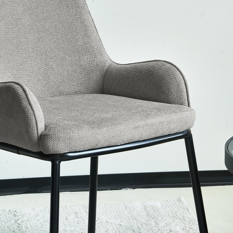 Discover OFCASA Felisa Linen Dining Chairs (set of 2): breathable linen fabric, ergonomic support, sturdy metal legs, non-scratch pads and easy assembly—ideal for modern UK dining.