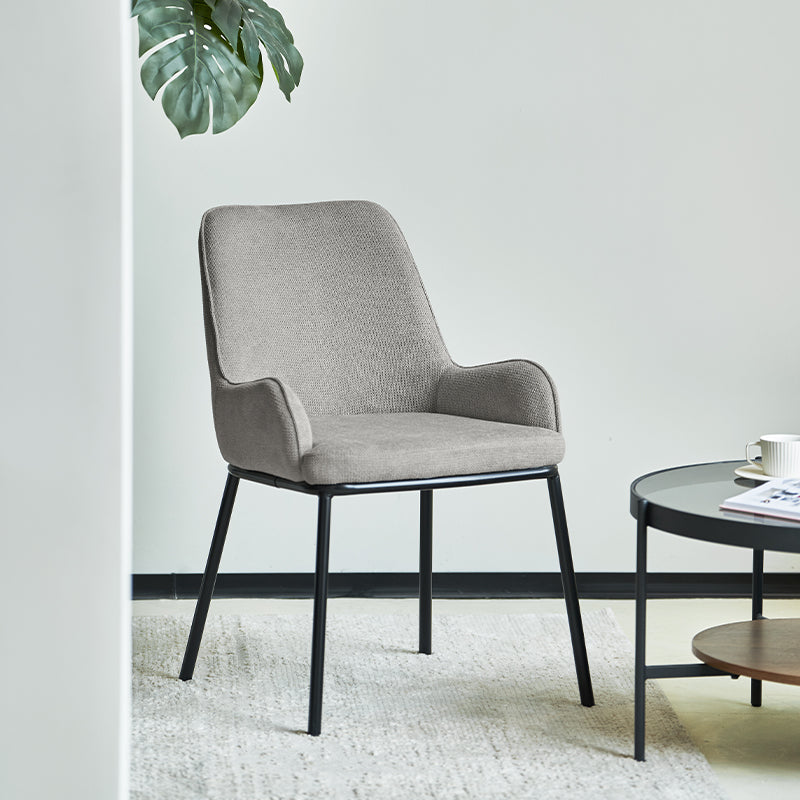 Discover OFCASA Felisa Linen Dining Chairs (set of 2): breathable linen fabric, ergonomic support, sturdy metal legs, non-scratch pads and easy assembly—ideal for modern UK dining.