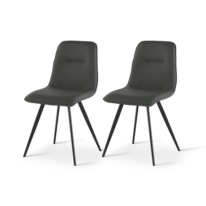 Discover OFCASA Jamileh PU Leather Dining Chairs. Soft faux leather, padded support, and sturdy metal legs—stylish, comfy seating for modern UK dining spaces.