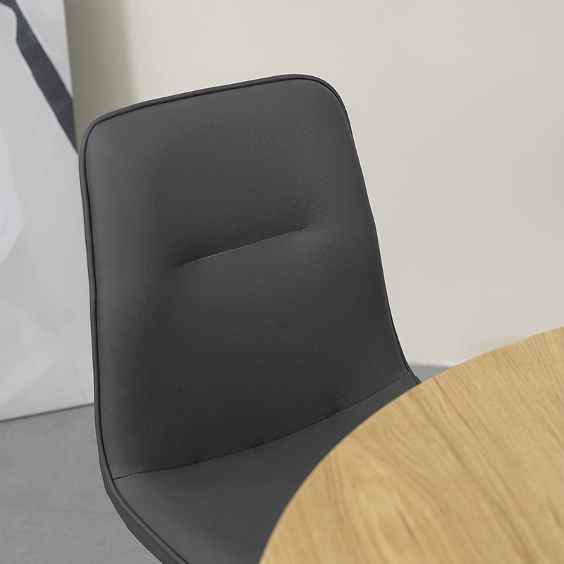 Discover OFCASA Jamileh PU Leather Dining Chairs. Soft faux leather, padded support, and sturdy metal legs—stylish, comfy seating for modern UK dining spaces.
