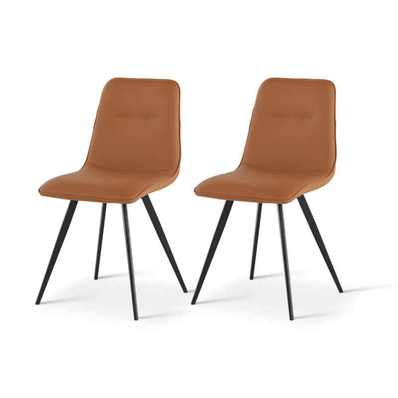 Discover OFCASA Jamileh PU Leather Dining Chairs. Soft faux leather, padded support, and sturdy metal legs—stylish, comfy seating for modern UK dining spaces.