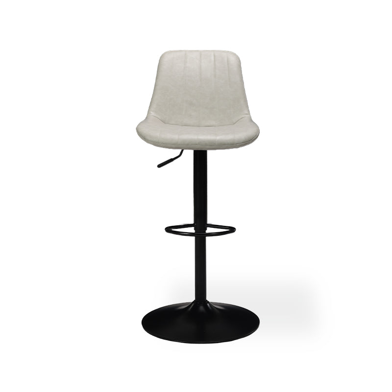 Discover OFCASA Jarvis AH Bar Stools: adjustable 62–82 cm hydraulic lift, 360° swivel, PU leather upholstery, and sturdy metal base—ideal for modern UK kitchens.