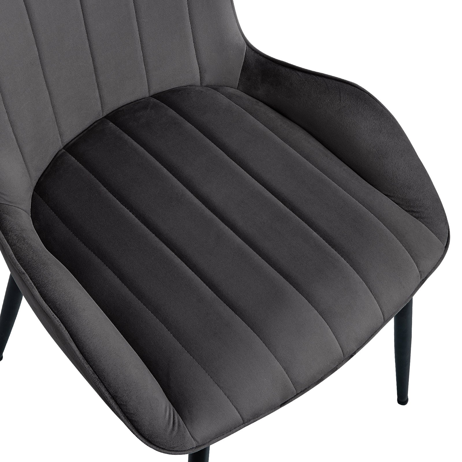 ofcasa, Edith dining chairs, dark grey dining chairs, dark grey velvet, velvet dining chairs, chairs for sale, comfy chair, cheap dining chairs, dark grey office chair, velvet chairs, dark grey chair, ofcasafurniture, ofcasachairs, ofcasa discount, ofcasa dining chairs, ofcasa uk