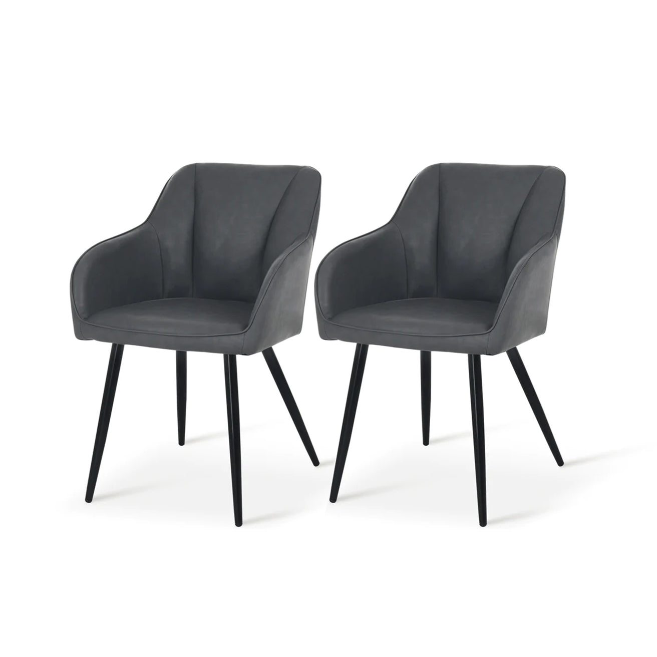 ofcasa, Sienna dining chairs, dark grey dining chairs, faux leather dining chairs, chairs for sale, comfy chair, cheap dining chairs, dark grey office chair, dark grey dining room chairs, armchair, dark grey armchair, ofcasafurniture, ofcasachairs, ofcasa discount, ofcasa dining chairs, ofcasa uk