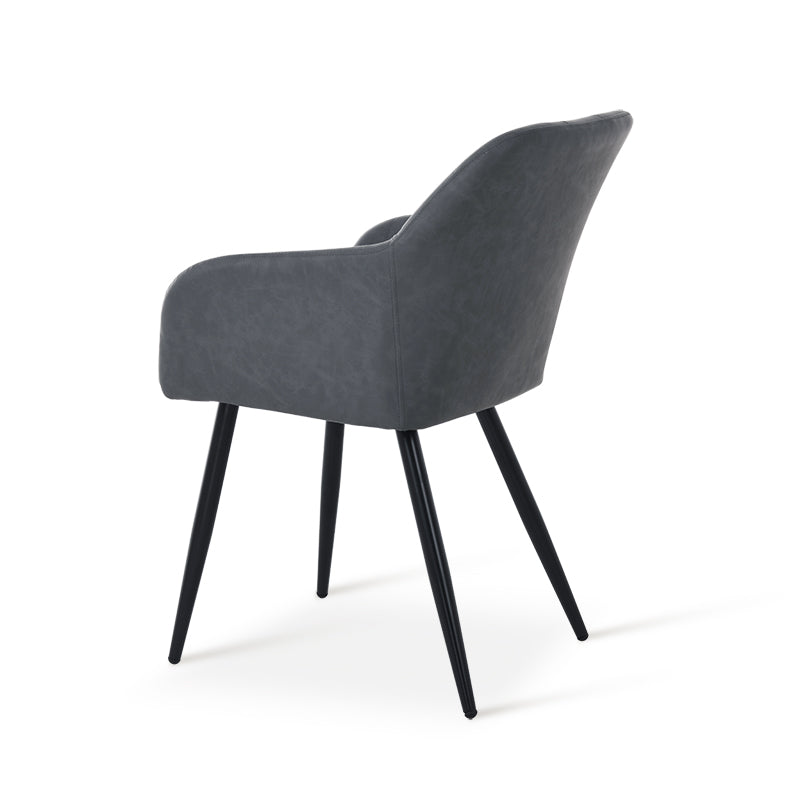 ofcasa, Frazer dining chairs, dark grey dining chairs, faux leather dining chairs, chairs for sale, comfy chair, cheap dining chairs, dark grey office chair, dark grey dining room chairs, armchair, dark grey armchair, ofcasafurniture, ofcasachairs, ofcasa discount, ofcasa dining chairs, ofcasa uk