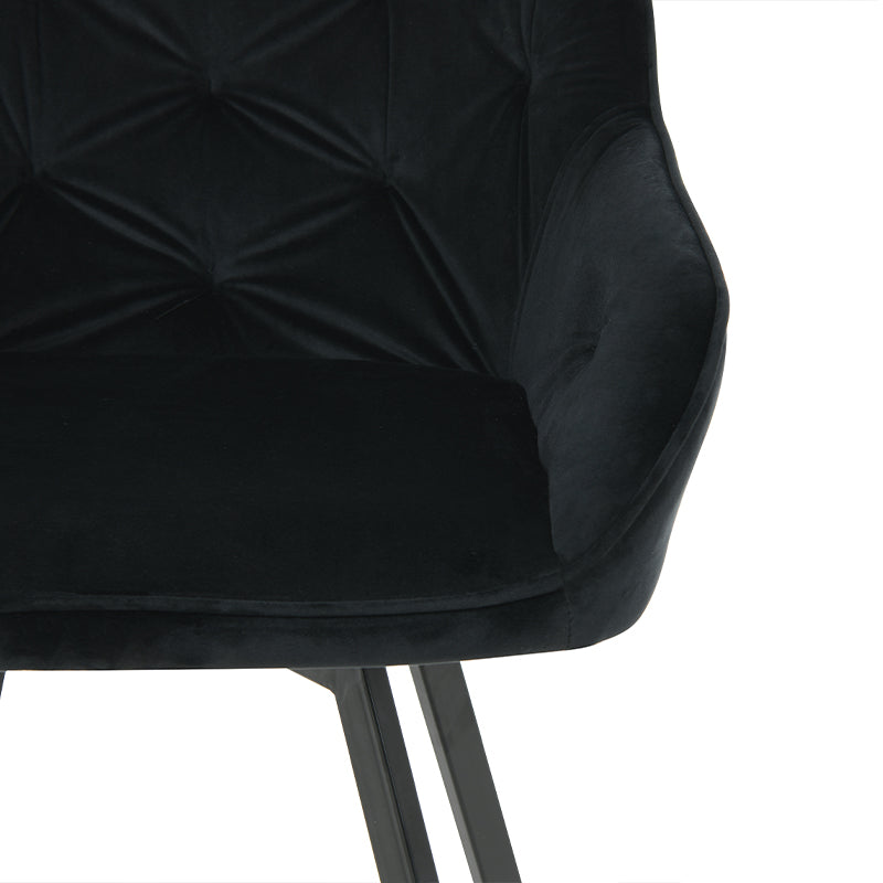 ofcasa, Keaton swivel dining chairs, swivel armchairs,black dining chairs, black velvet, velvet dining chairs, velvet chairs, black chair, black velvet chair, black velvet dining chairs, chairs for sale, comfy chair, cheap dining chairs, black office chair, black dining room chairs, armchair, black armchair, ofcasafurniture, ofcasachairs, ofcasa discount, ofcasa dining chairs, ofcasa uk