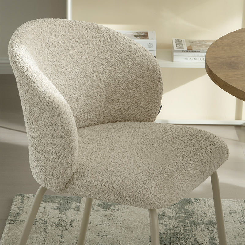 Premium Fabric Upholstery & Padded Seat - Yasin UDC23016 Dining Chair for Comfortable Meals