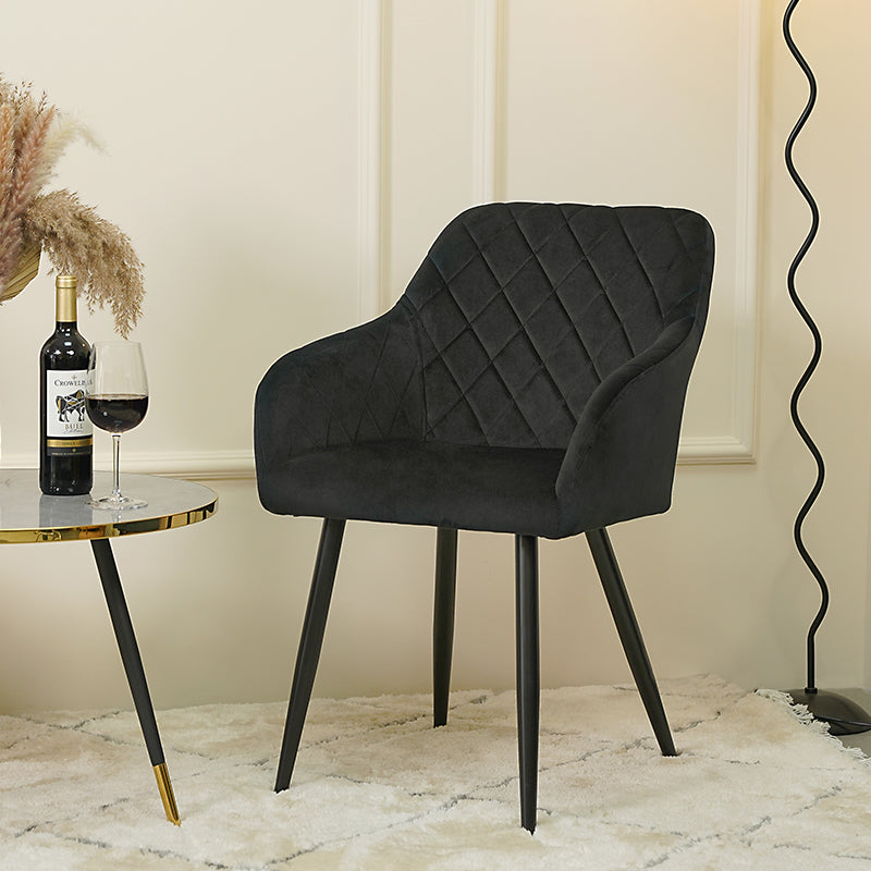 ofcasa, Frazer Sleek dining chairs, black dining chairs, black velvet, velvet dining chairs, velvet chairs, black chair, black velvet chair, black velvet dining chairs, chairs for sale, comfy chair, cheap dining chairs, black office chair, black dining room chairs, armchair, black armchair, ofcasafurniture, ofcasachairs, ofcasa discount, ofcasa dining chairs, ofcasa uk