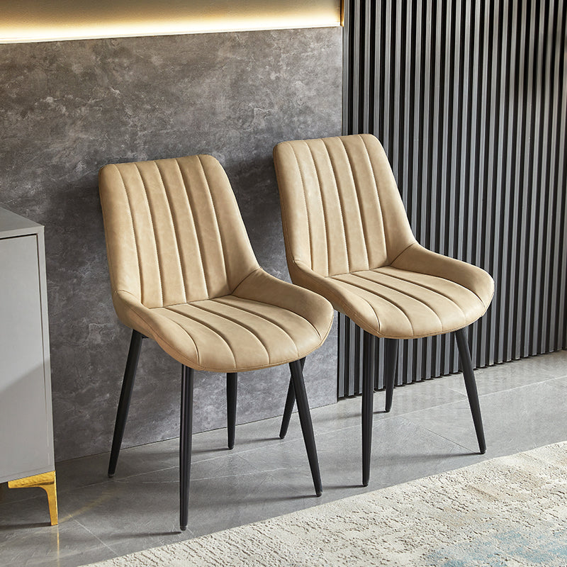 Jarvis UDC8124 Velvet Dining Chair – Plush Diamond-Tufted Back & Sturdy Metal Legs