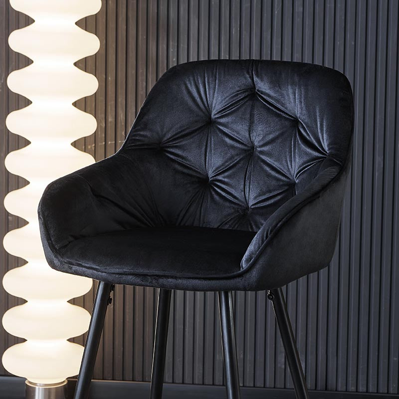 ofcasa, Keaton bar stools, barstools, breakfast bar stools, black bar stools, black velvet, chairs for sale, comfy chair, black chair, breakfast bar chairs, kitchen island chairs, black velvet chair, velvet chairs, ofcasafurniture, ofcasachairs, ofcasa discount, ofcasa uk