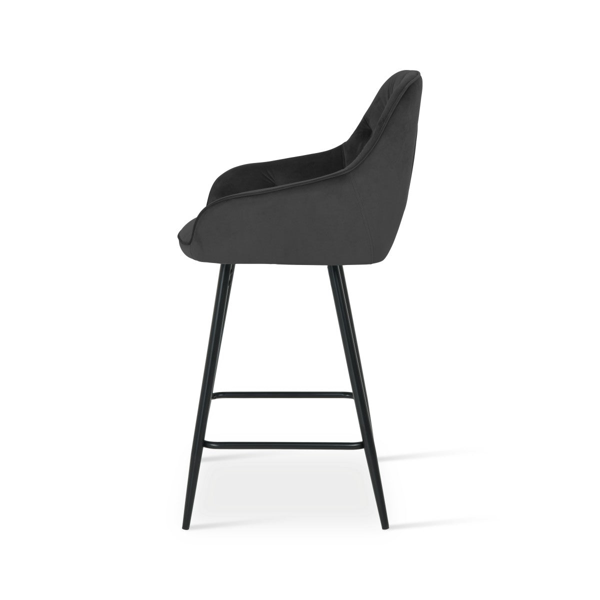 ofcasa, Keaton bar stools, barstools, breakfast bar stools, black bar stools, black velvet, chairs for sale, comfy chair, black chair, breakfast bar chairs, kitchen island chairs, black velvet chair, velvet chairs, ofcasafurniture, ofcasachairs, ofcasa discount, ofcasa uk