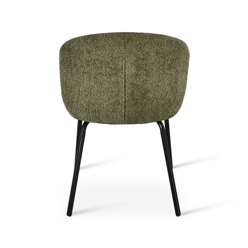 Yasin Dining Chairs [Set of 2] [Boucle Fabric]