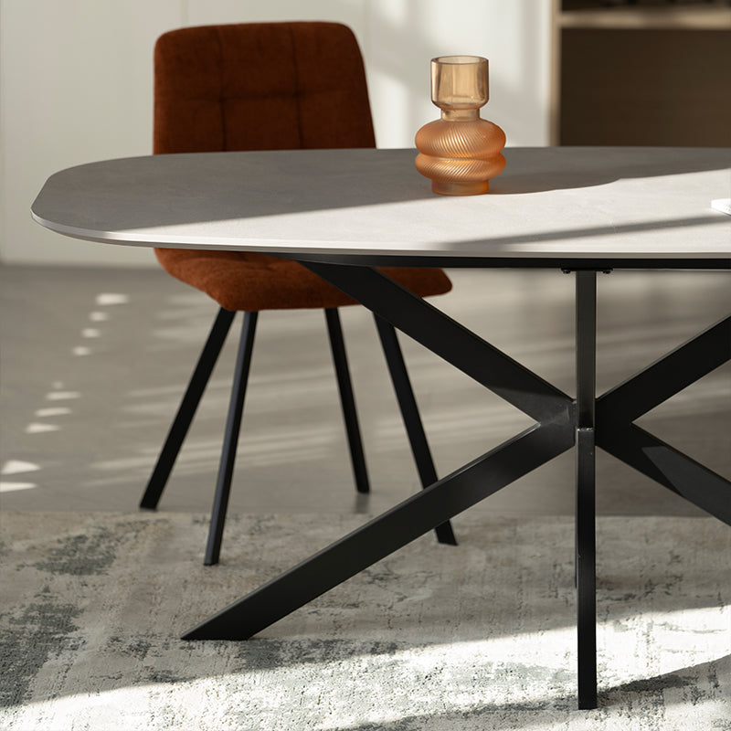 Geena Dining Table [Grey Marble] [180 cm]