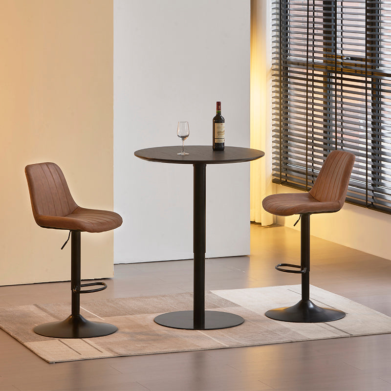 Jarvis AH Bar Stools [Set of 2] [Pu Leather] [62cm-82cm]