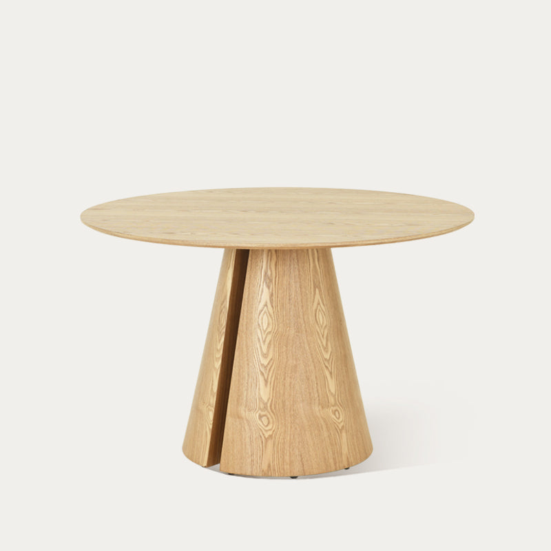 Isabeau Round Dining Table [Oak Color] [120 cm]