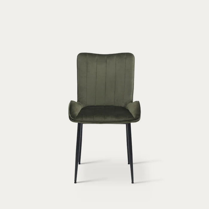 Edith Dining Chairs [Set of 2] [Velvet]