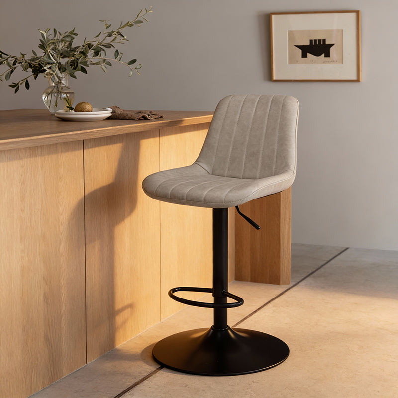 Jarvis AH Bar Stools [Set of 2] [Pu Leather] [62cm-82cm]