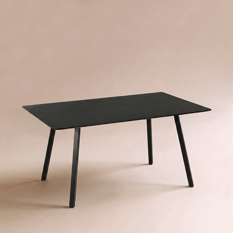 Sloane Rectangular Dining Table [Black] [160 cm]