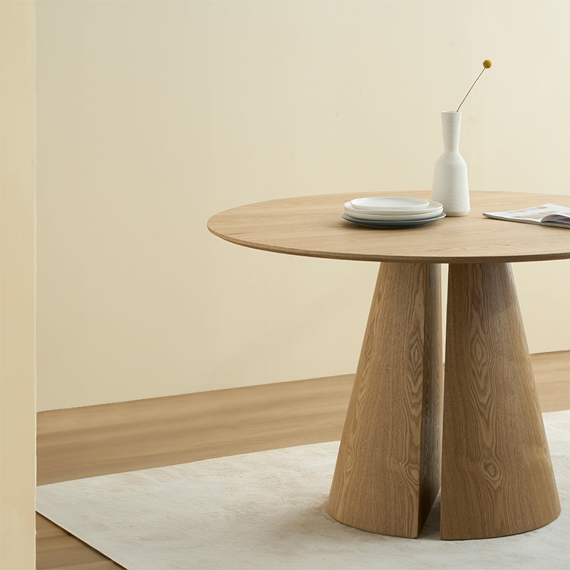 Isabeau Round Dining Table & 4 Grove Chairs [Dining Set]