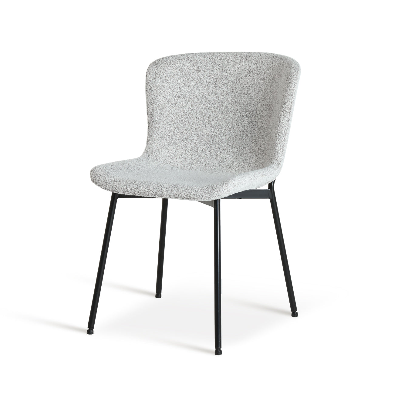 Leila Dining Chairs [Set of 2] [Boucle Fabric]