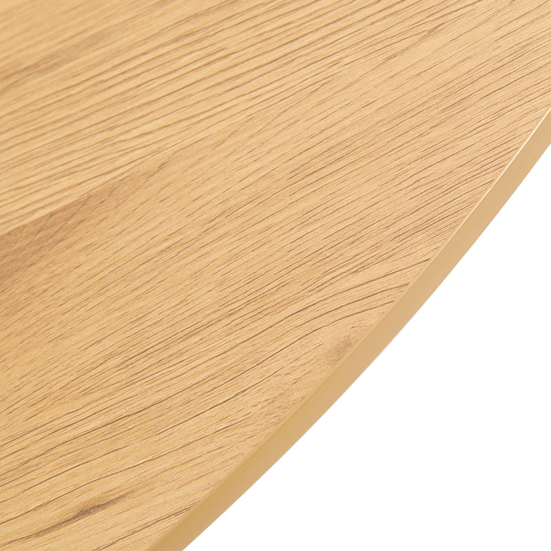 Fareeha Round Dining Table [Wood Patterned] [100 cm]