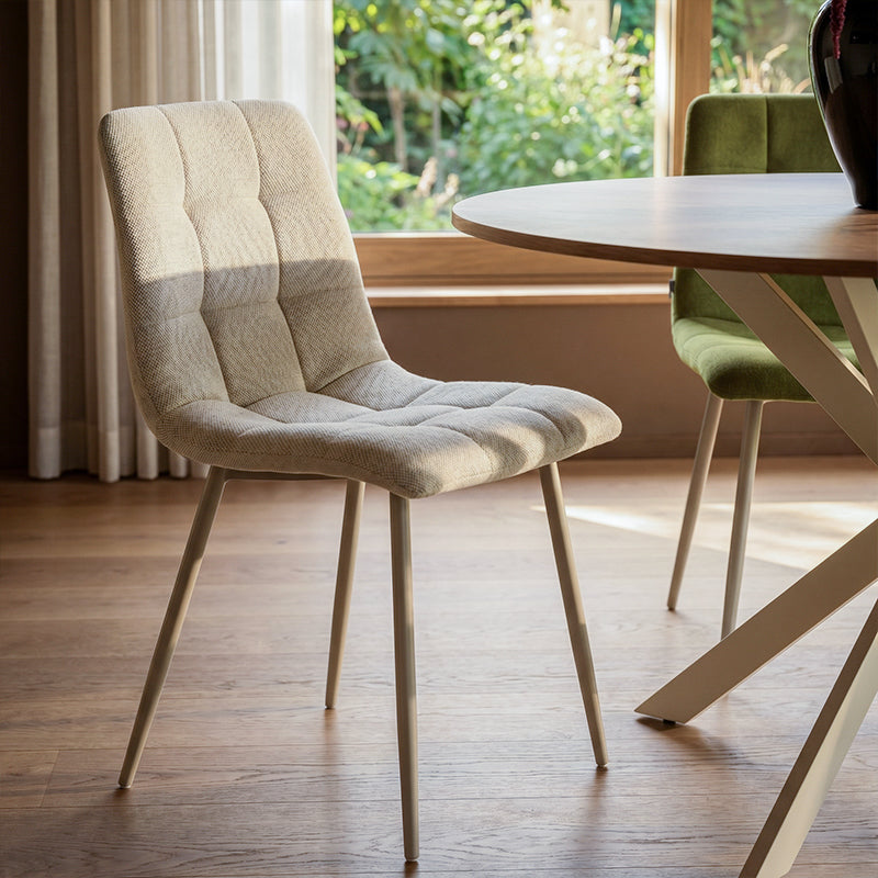 Aoife Dining Chairs [Set of 2] [Linen Texture Fabric]