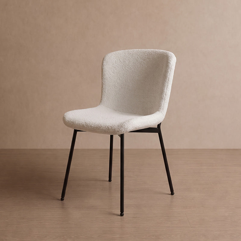Leila Dining Chairs [Set of 2] [Boucle Fabric]