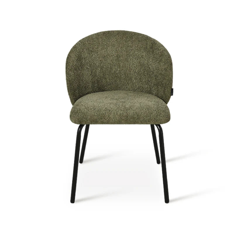 Yasin Dining Chairs [Set of 2] [Boucle Fabric]