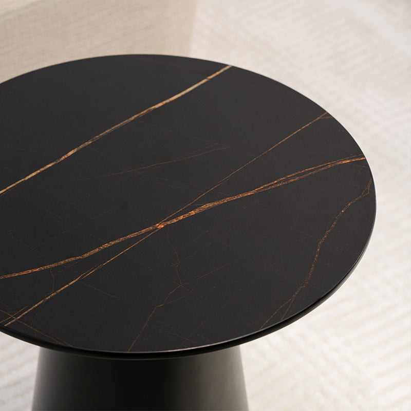 Tottie Side Table [Black Marble] [45 cm]
