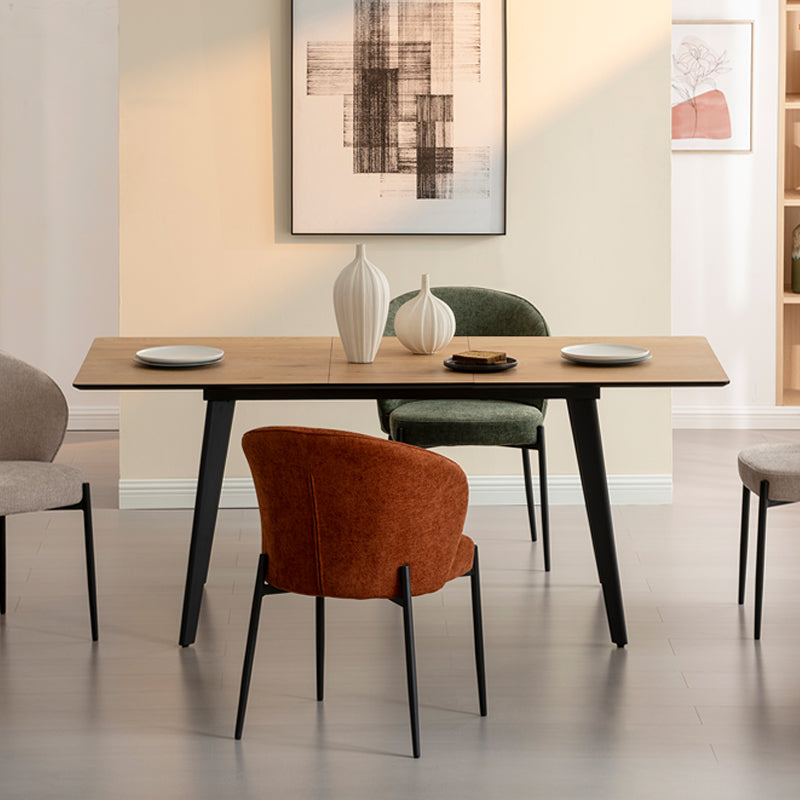 Valdez X Rectangular Dining Table [Extendable] [140cm-180cm]