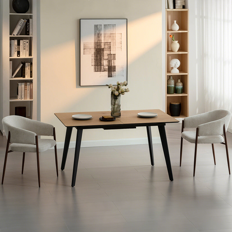 Valdez X Rectangular Dining Table [Extendable] [140cm-180cm]