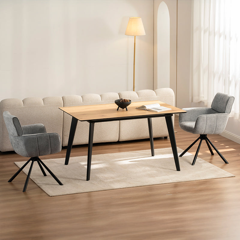 Valdez X Rectangular Dining Table [Extendable] [140cm-180cm]