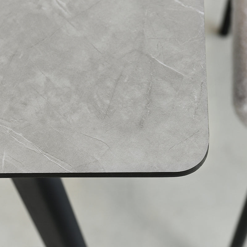 Valdez X Dining Table & 6 Felisa Dining Chairs [Dining Set]