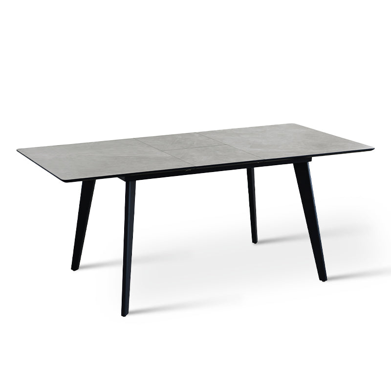 Valdez X Rectangular Dining Table [Grey Marble] [Extendable] [140cm-180cm]