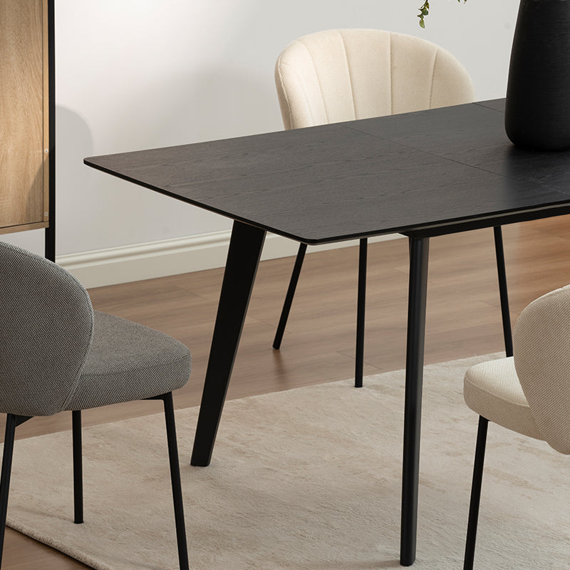 Valdez X Rectangular Dining Table [Extendable] [140cm-180cm]