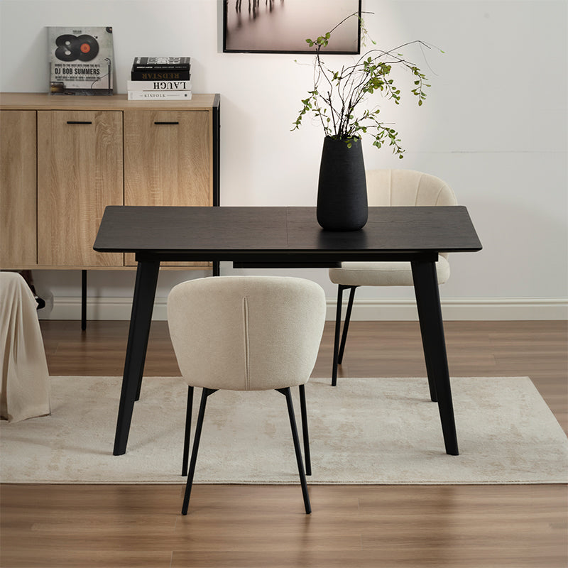 Valdez X Rectangular Dining Table [Extendable] [140cm-180cm]