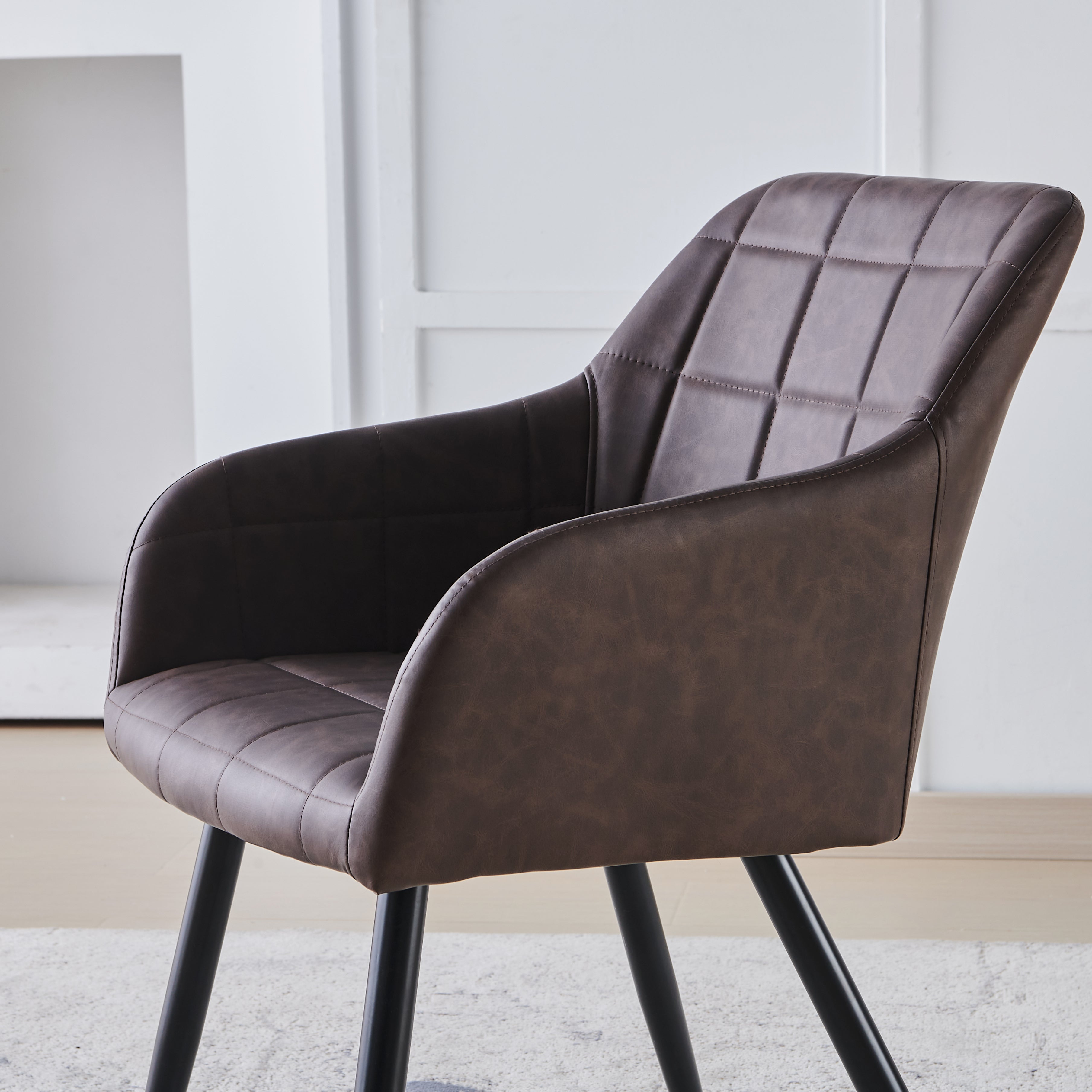 ofcasa, Frazer dining chairs, dark brown dining chairs, faux leather dining chairs, chairs for sale, comfy chair, cheap dining chairs, dark brown office chair, dark brown dining room chairs, armchair, dark brown armchair, ofcasafurniture, ofcasachairs, ofcasa discount, ofcasa dining chairs, ofcasa uk